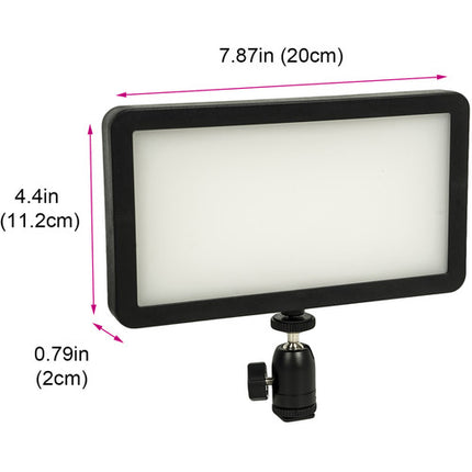 CAME-TV Boltzen Perseus 20W LED RGBDT Luz de Panel 3200-5600K 94 CRI con Wi-Fi y Funda
