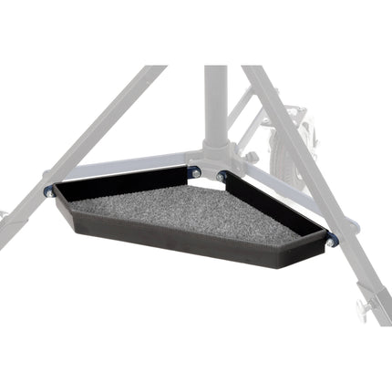 Backstage Equipment Mag Steadi-Cam Bandeja para American Stand LS-30 50 lb capacidad acero negro