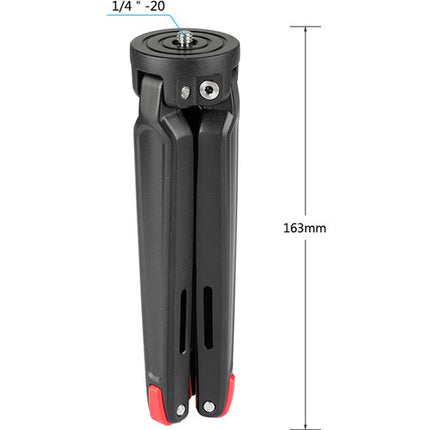 CAMVATE Trípode Plegable de Aluminio Mini de Mesa con Montura 1/4"-20 Máx 6.2" y Capacidad 22 lb