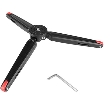 CAMVATE Trípode Plegable de Aluminio Mini de Mesa con Montura 1/4"-20 Máx 6.2" y Capacidad 22 lb