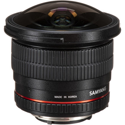 Samyang 12mm f/2.8 ED AS NCS Fisheye para Nikon F Montura con AE Chip y Parasol removible