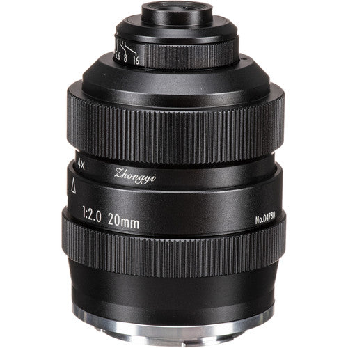Mitakon Zhongyi 20mm f2 Lente Super Macro 4.5x para Canon EF-M APS-C