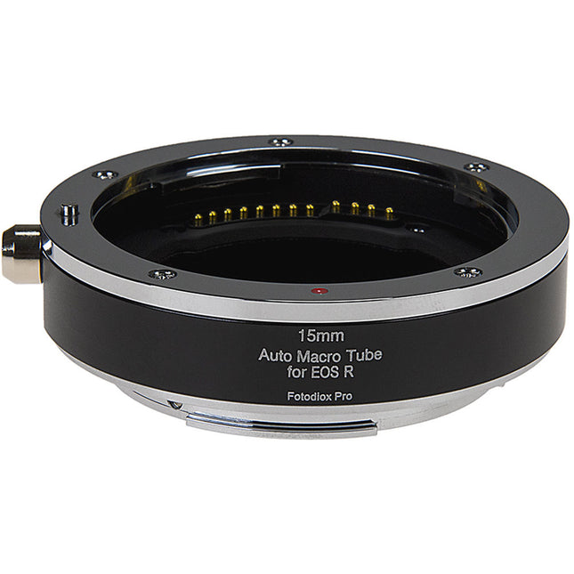 FotodioX 15mm Tubo de extensión Macro automático para Canon RF con anillos de latón