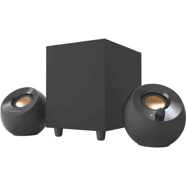 Creative Labs Pebble Plus Altavoces de Escritorio 2.1 con Subwoofer USB y Control de Volumen frontal