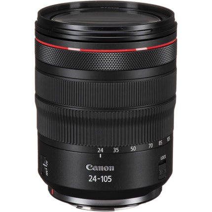 Objetivo Canon RF 24-105mm f/4 L IS USM Lente con estabilizador y diafragma redondeado 9 hojas
