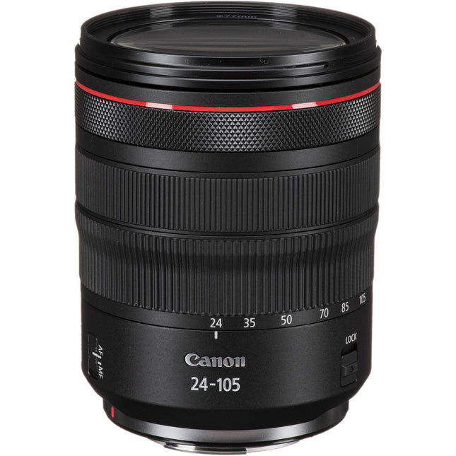 Objetivo Canon RF 24-105mm f/4 L IS USM Lente con estabilizador y diafragma redondeado 9 hojas