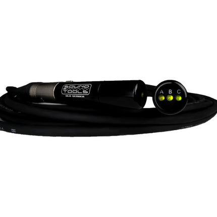 SoundTools XLR Probador de Cable Remoto con 3 LED y Diagnóstico Avanzado