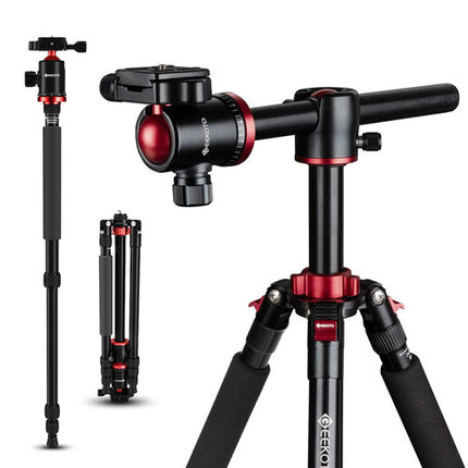 Geekoto X25 Defender Trípode 75 pulgadas Capacidad 10 kg con Cabezal Arca-Type
