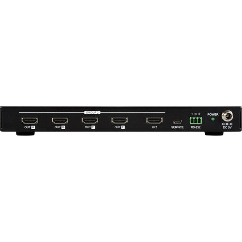 A-Neuvideo 2 x 8 Divisor Escalador HDMI 4K UHD 8 Salidas 2 Entradas