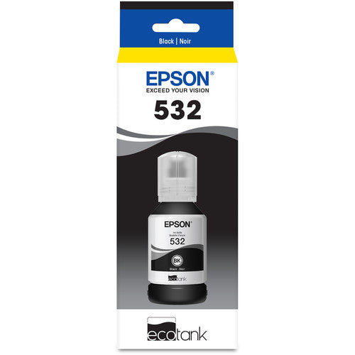 Epson EcoTank T532 Botella de Tinta Negra para Impresoras Monocromo