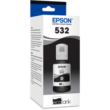 Epson EcoTank T532 Botella de Tinta Negra para Impresoras Monocromo