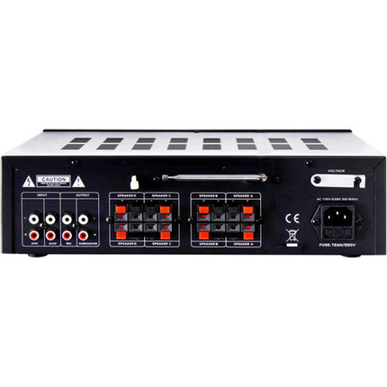 Pyle Pro Amplificador Estéreo Compacto 4 Canales Bluetooth 500W RMS</s>