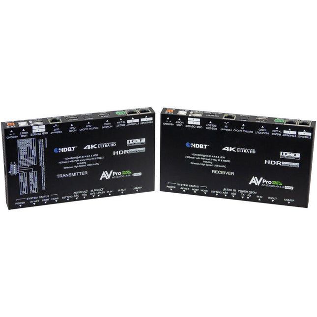 AVPro Edge 4K HDMI 2.0 Extensor de Video HDBaseT Tx Rx 330' 12Bit HDR
