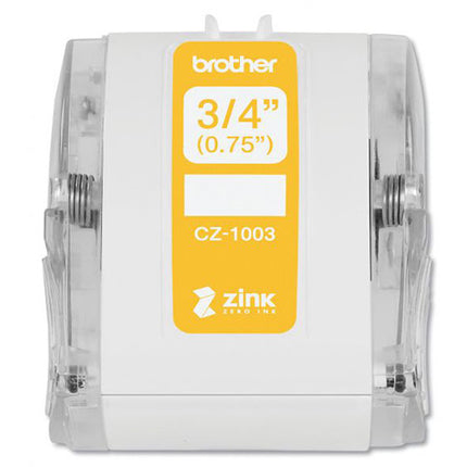 Brother Label Roll 3/4 pulg x 16.4 pies para impresora VC-500W resistente agua