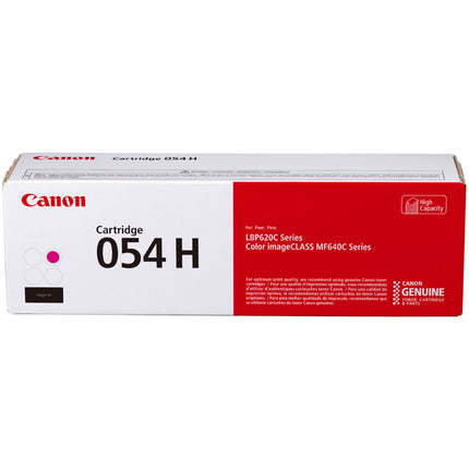 Canon 054 Cartucho de Tóner Magenta Alta Capacidad para Impresoras láser color LBP622Cdw MF644Cdw