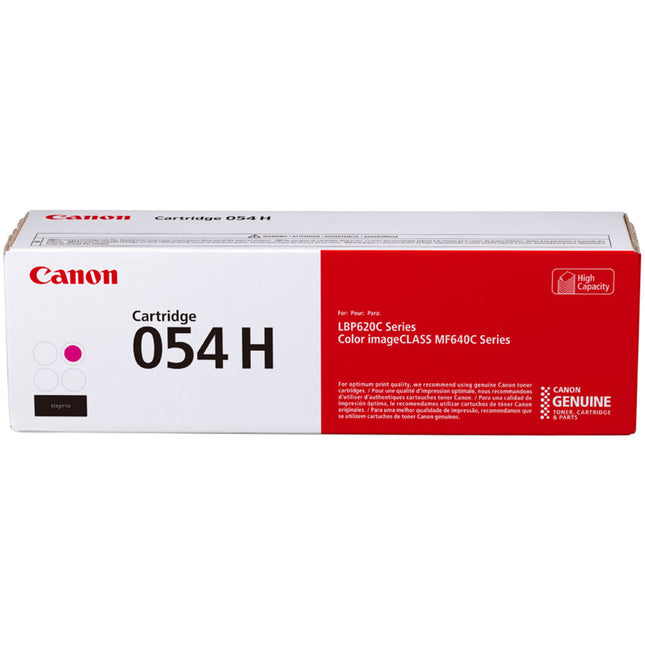 Canon 054 Cartucho de Tóner Magenta Alta Capacidad para Impresoras láser color LBP622Cdw MF644Cdw