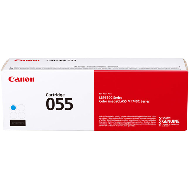 Cartucho de tóner Canon 055 cian para impresoras láser color MF743Cdw MF741Cdw
