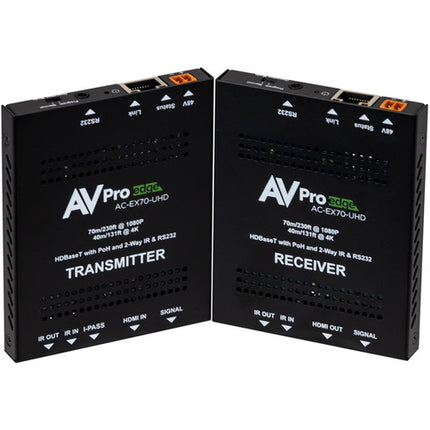 AVPro Edge Ultra Slim Kit Extensor HDMI 2.0 4K hasta 230 pies HDR 12-Bit 4:2:2