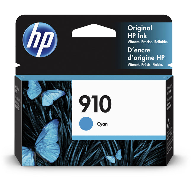 HP 910 Cartucho de Tinta Azul Cian Capacidad Estándar para OfficeJet Pro 8025 8035