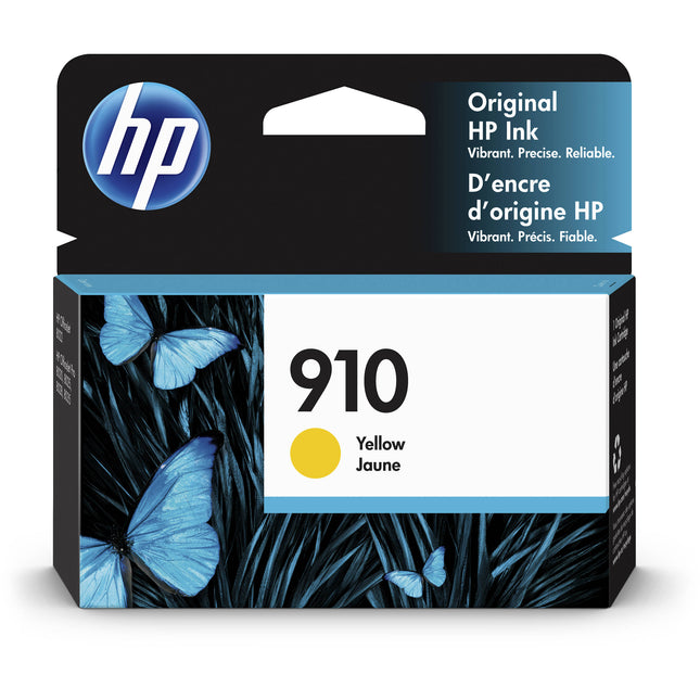 Cartucho de Tinta Amarilla HP 910 Capacidad Estándar para OfficeJet Pro 8025 y 8035