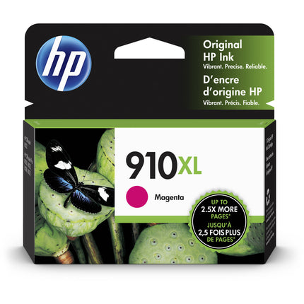 HP 910XL Cartucho de Tinta Magenta Alta Capacidad para OfficeJet Pro 8025 y 8035