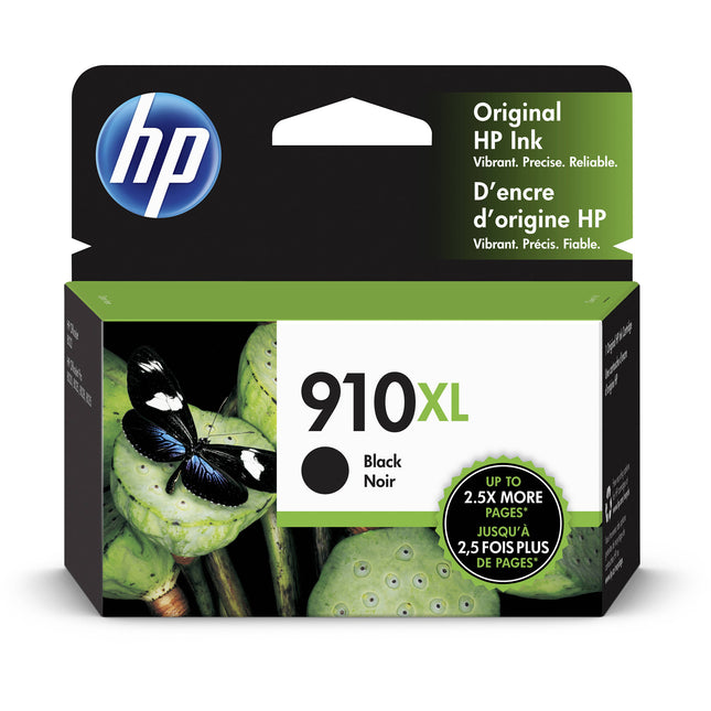 HP 910XL Cartucho de Tinta Negro Alta Capacidad para OfficeJet Pro 8025 y 8035