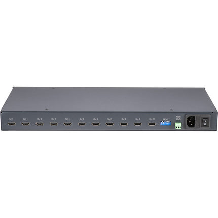Kramer VM-10H2 Amplificador de Distribución HDMI 1x10 4K 60 Hz HDR10 Rack 1RU