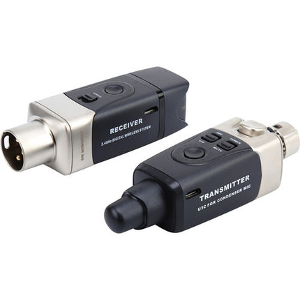 Xvive Audio U3C Sistema Inalámbrico Plug-On para Micrófonos Condensador 24 Bit 48 kHz 90 Pies Alcance