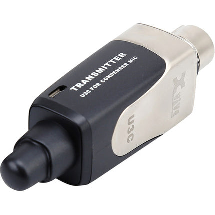 Xvive Audio U3C Sistema Inalámbrico Plug-On para Micrófonos Condensador 24 Bit 48 kHz 90 Pies Alcance