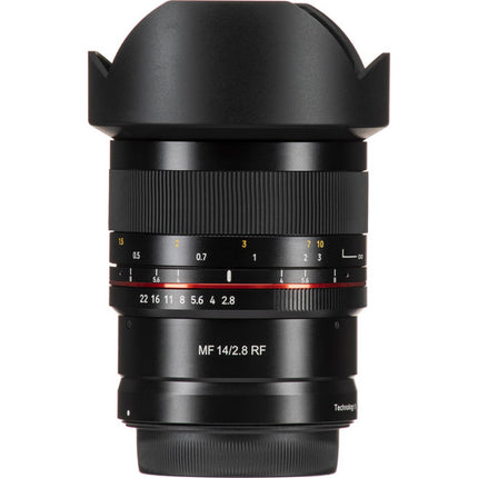 Rokinon 14mm f/2.8 Lente Full Frame Canon RF f/2.8 a f/22 Weather-Sealed