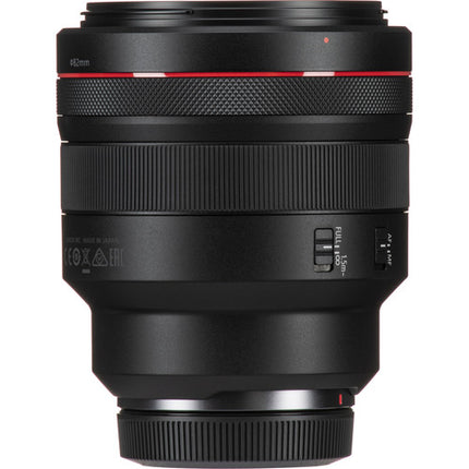 Canon RF 85mm f1.2 L USM objetivo para formato completo con anillo de control personalizable