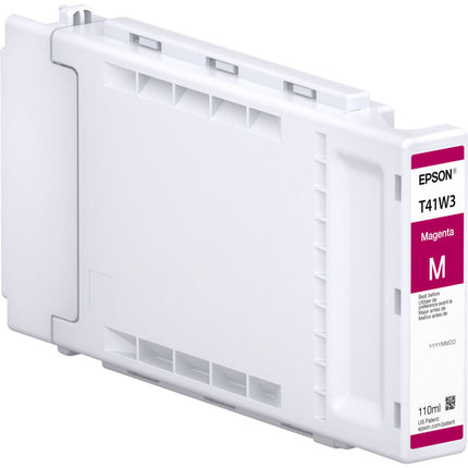 Cartucho de tinta magenta Epson UltraChrome XD2 T41W 110mL para impresoras de gran formato SureColor T3470 y T5470