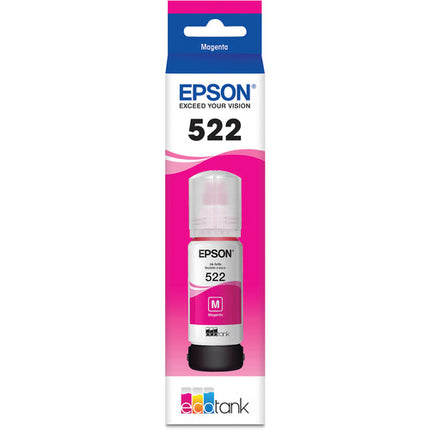 Tinta Magenta Epson T522 65mL para Impresora EcoTank ET-2720