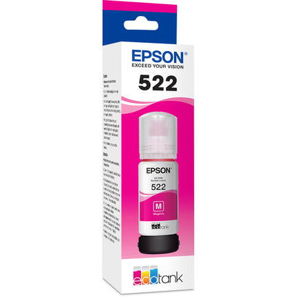 Tinta Magenta Epson T522 65mL para Impresora EcoTank ET-2720