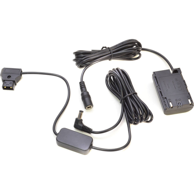 Bescor Canon LPE6 Acoplador y Cable Adaptador D-Tap 8V Kit para Cámaras Canon