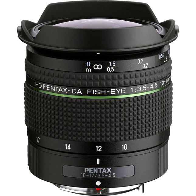 Pentax HD DA Fisheye 10-17mm f3.5-4.5 Lente Gran Angular 180° y Estuche
