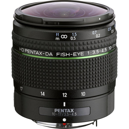 Pentax HD DA Fisheye 10-17mm f3.5-4.5 Lente Gran Angular 180° y Estuche