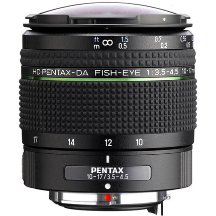 Pentax HD DA Fisheye 10-17mm f3.5-4.5 Lente Gran Angular 180° y Estuche