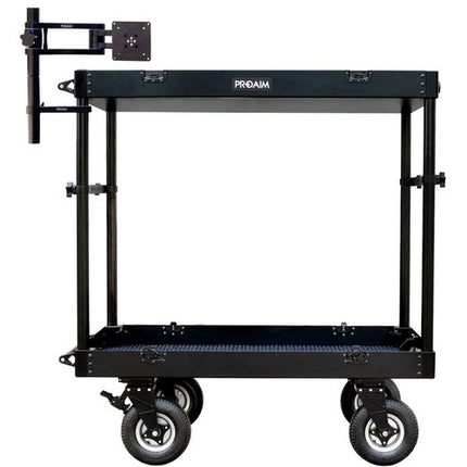 Proaim Articulated Monitor Arm para Victor Camera Cart soporte 55 lb extensión 16.75"
