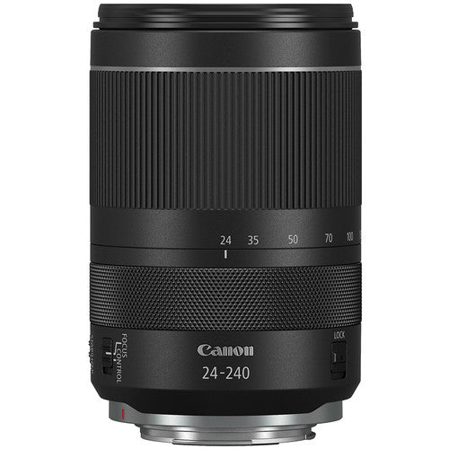 Objetivo Canon RF 24-240mm f4-6.3 IS USM Lente Full Frame con Estabilizador y Anillo Personalizable