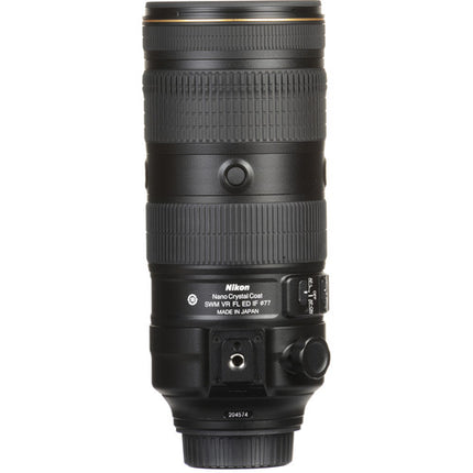 Nikon AF-S NIKKOR 70-200mm f/2.8E FL ED VR Lente F-Mount FX Formato con Reducción de Vibración y Collar de Trípode