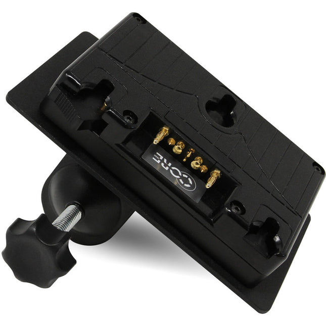 Core SWX Helix Placa de Batería con Abrazadera para ARRI SkyPanel S30 S60 Gold Mount 3-Pin XLR
