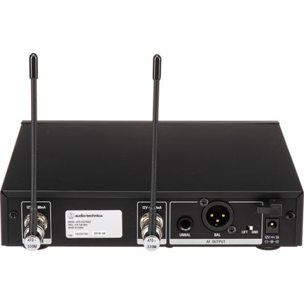 Audio-Technica ATW-3211/831 Micrófono Lavalier Inalámbrico Cardioide Rango 330 Pies batería 9.5 Horas