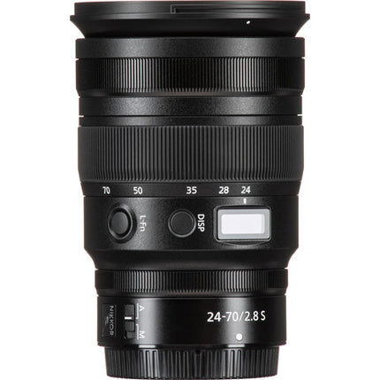 Nikon NIKKOR Z 24-70mm f2.8 S Lente Z Mount FX con estuche y parasol