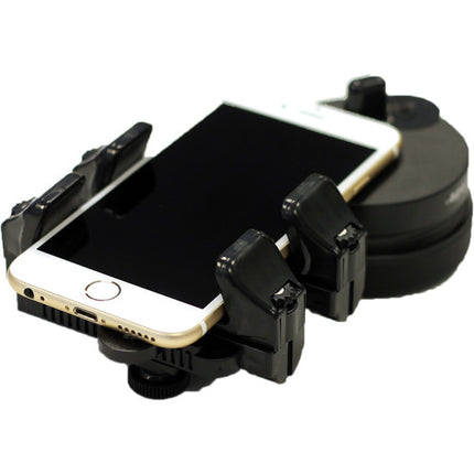 Novagrade Adaptador Universal Digiscoping Doble para Smartphones hasta 4.3" y oculares 39-60.75mm