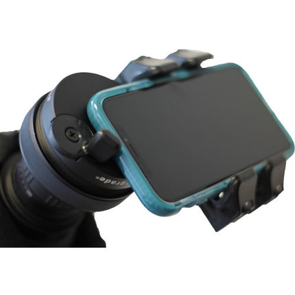 Novagrade Adaptador Universal Digiscoping Doble para Smartphones hasta 4.3" y oculares 39-60.75mm