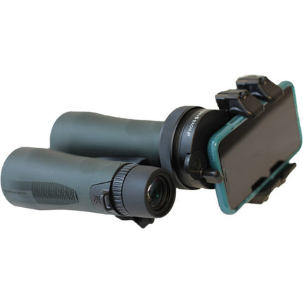 Novagrade Adaptador Universal Digiscoping Doble para Smartphones hasta 4.3" y oculares 39-60.75mm