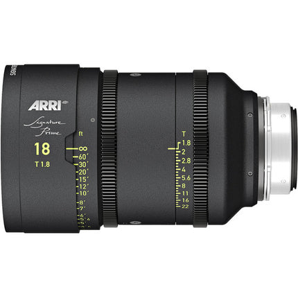 ARRI Signature Prime 18mm T1.8 Lente Cine Montura LPL Marcas De Enfoque En Pies