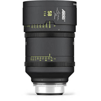 ARRI Signature Prime 58mm T1.8 Lens Lente Cine 11-Blade Iris Magnesio