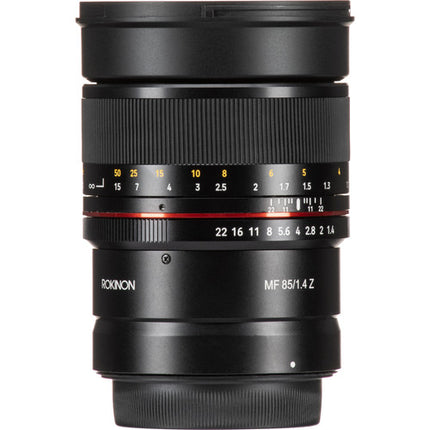 Rokinon 85mm f/1.4 Lente para Nikon Z Montura Z FX f/1.4 a f/22